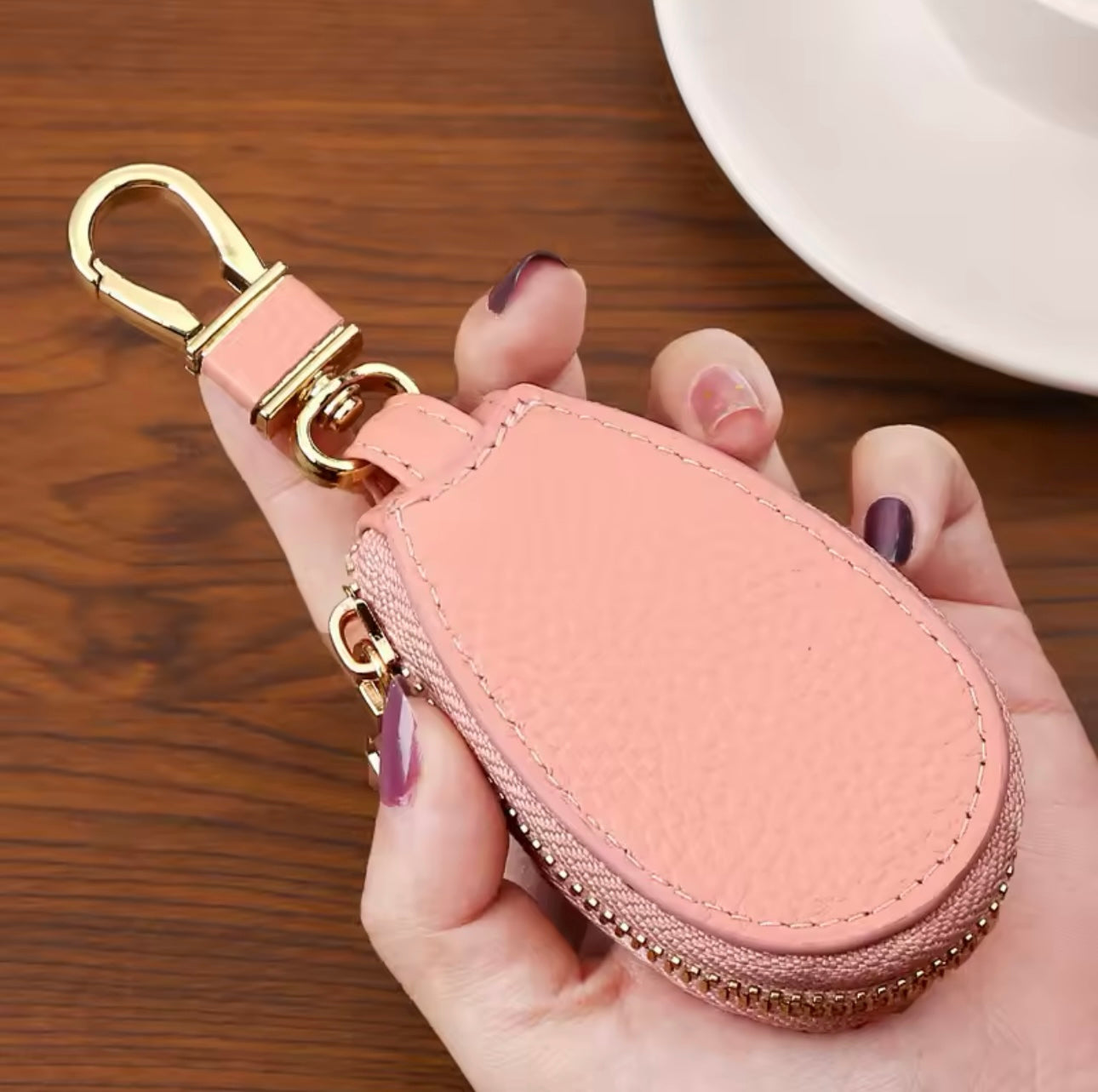 PU Leather Key Fob Case