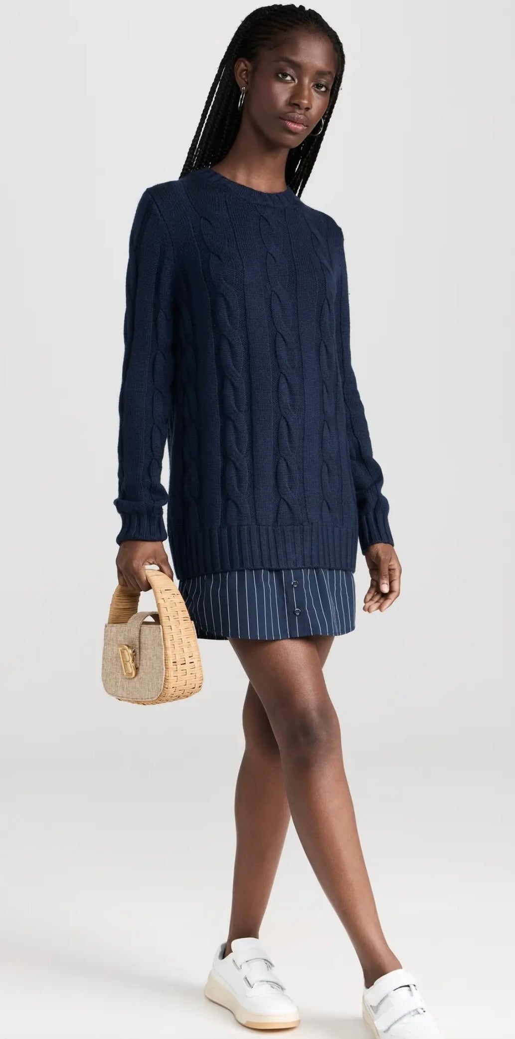 staud shirt dress Tuckernuck Aldrin Sweater Dress-Size Small – The Gilded Oyster on Line 33in / 84.0cm Nominal Size - OD Range:10 - (11.04 in - 11.46 in) 101-200 Evening by Mac Duggal