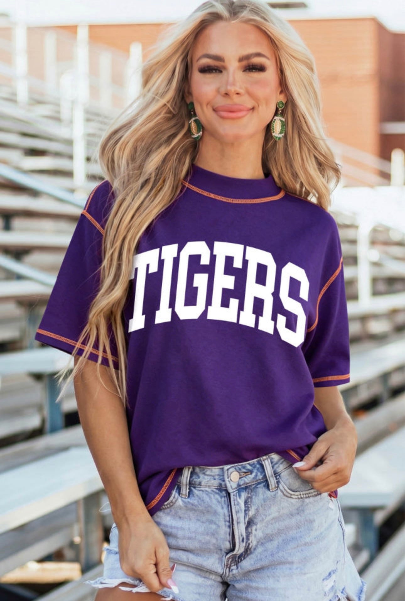 Louisiana/Tigers REVERSIBLE Top