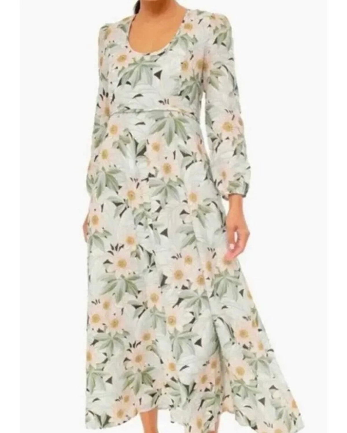 Tuckernuck Maison Des Fleurs Maxi Dress-Size Large