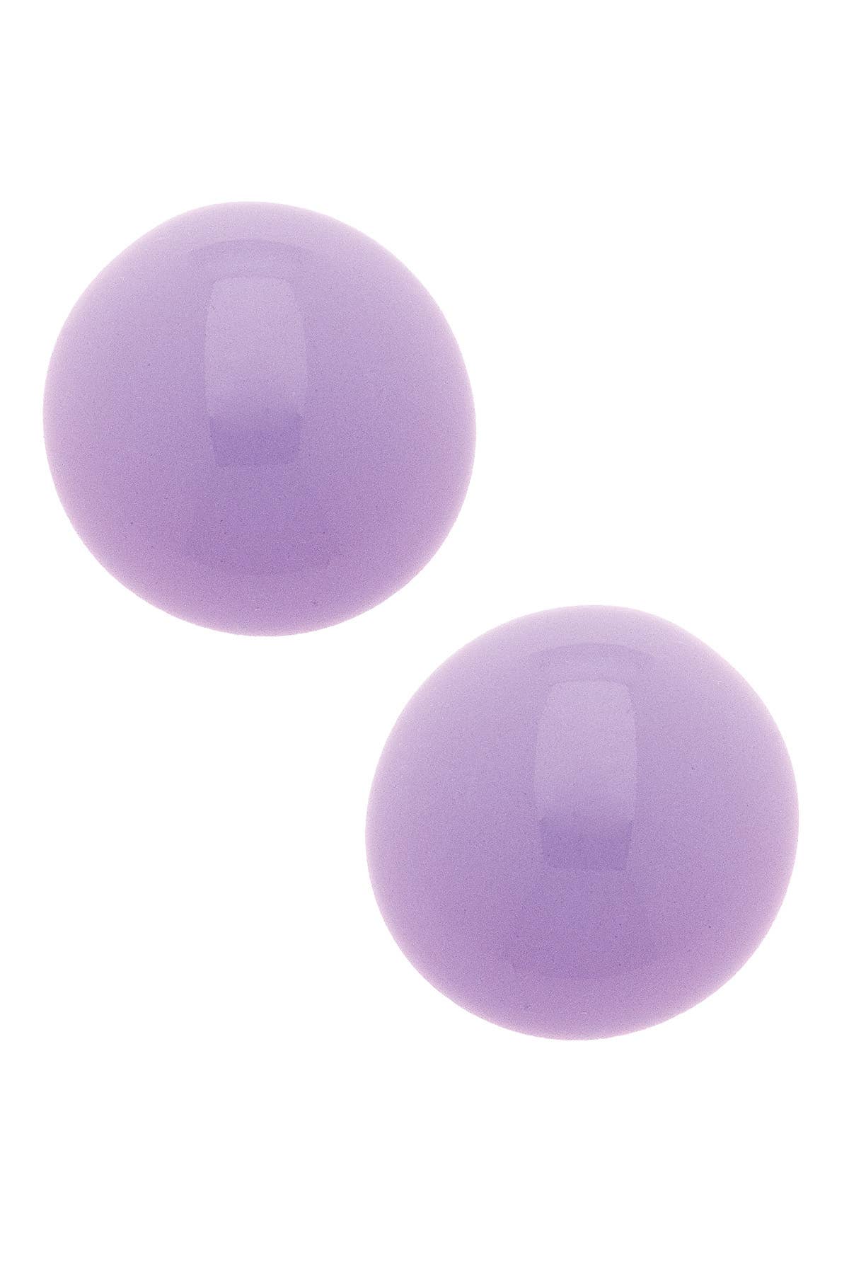 Neiman Coated Enamel Stud Earrings