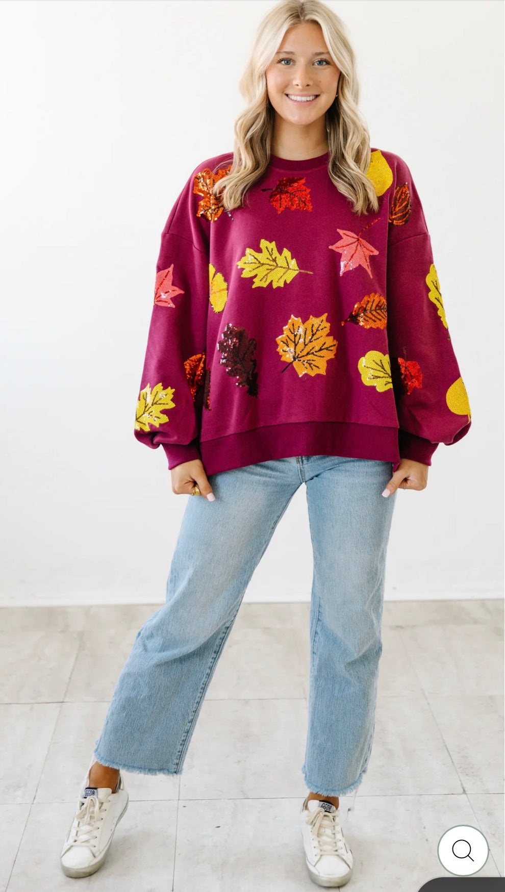Falling For Sparkle Sequin Sweatshirt
