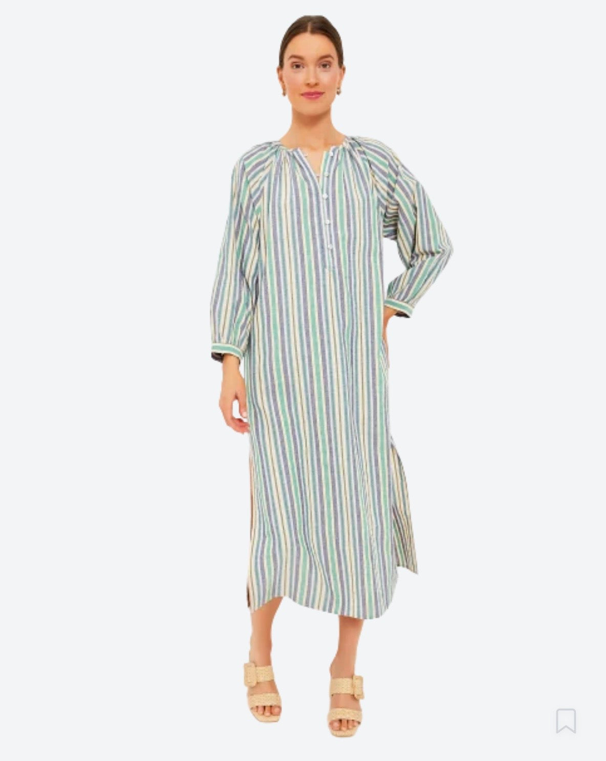 Tuckernuck Pomander Place Striped Heidi Maxi Dress-Size XS