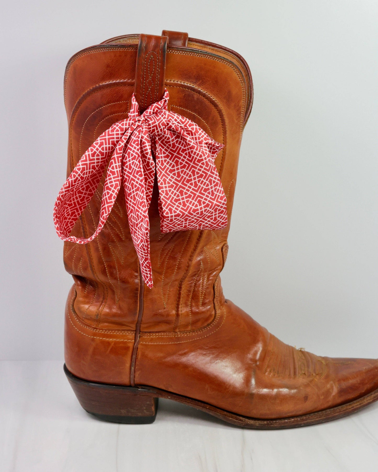 Serafina Scarf Red/White