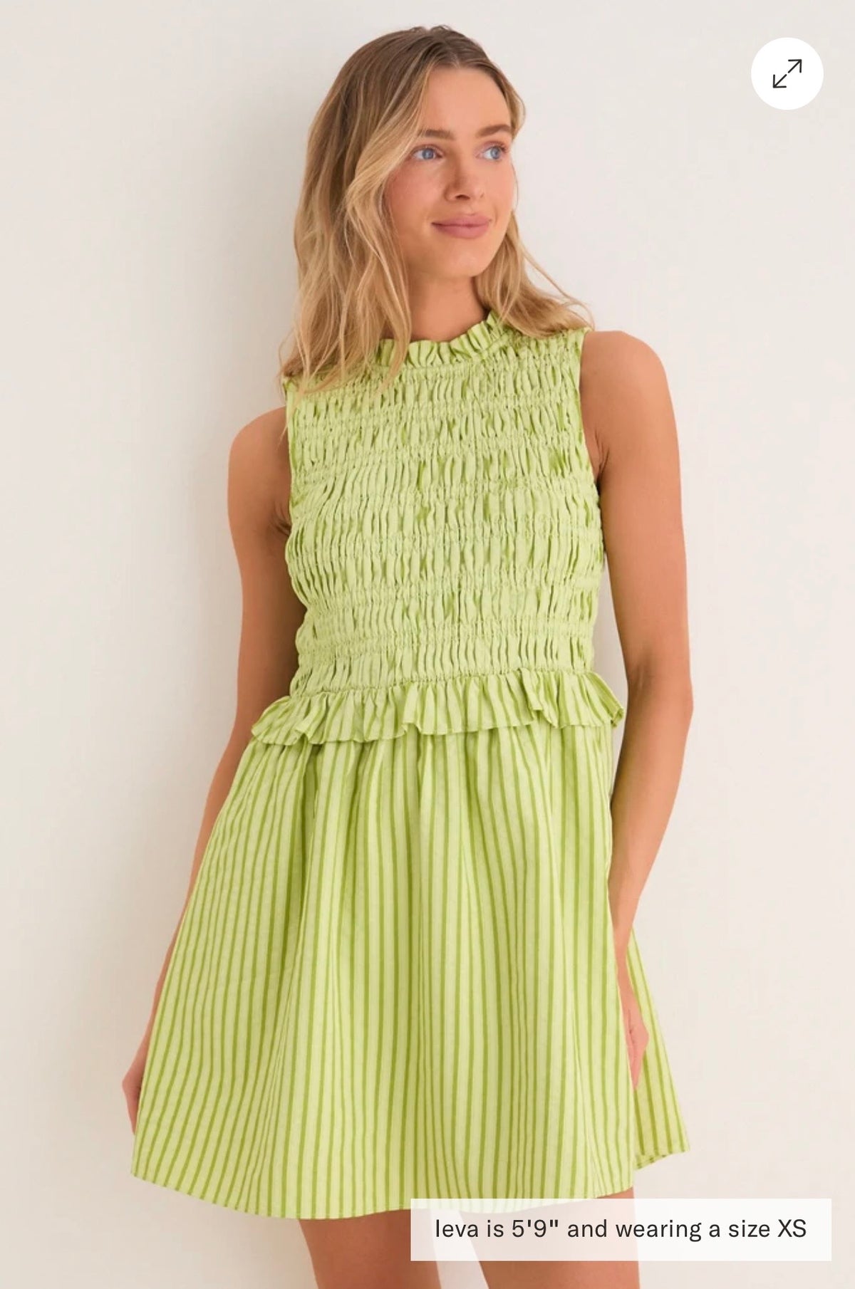 Tuckernuck Hyacinth House Margarita Stripe Seaton Dress-Size XXS