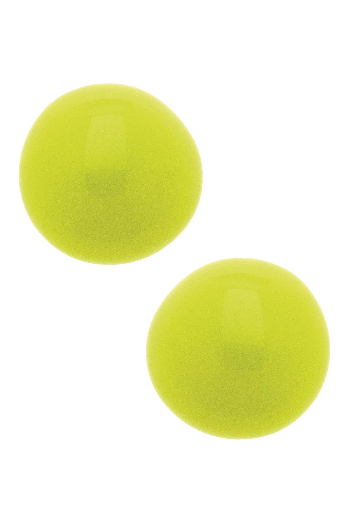 Neiman Coated Enamel Stud Earrings