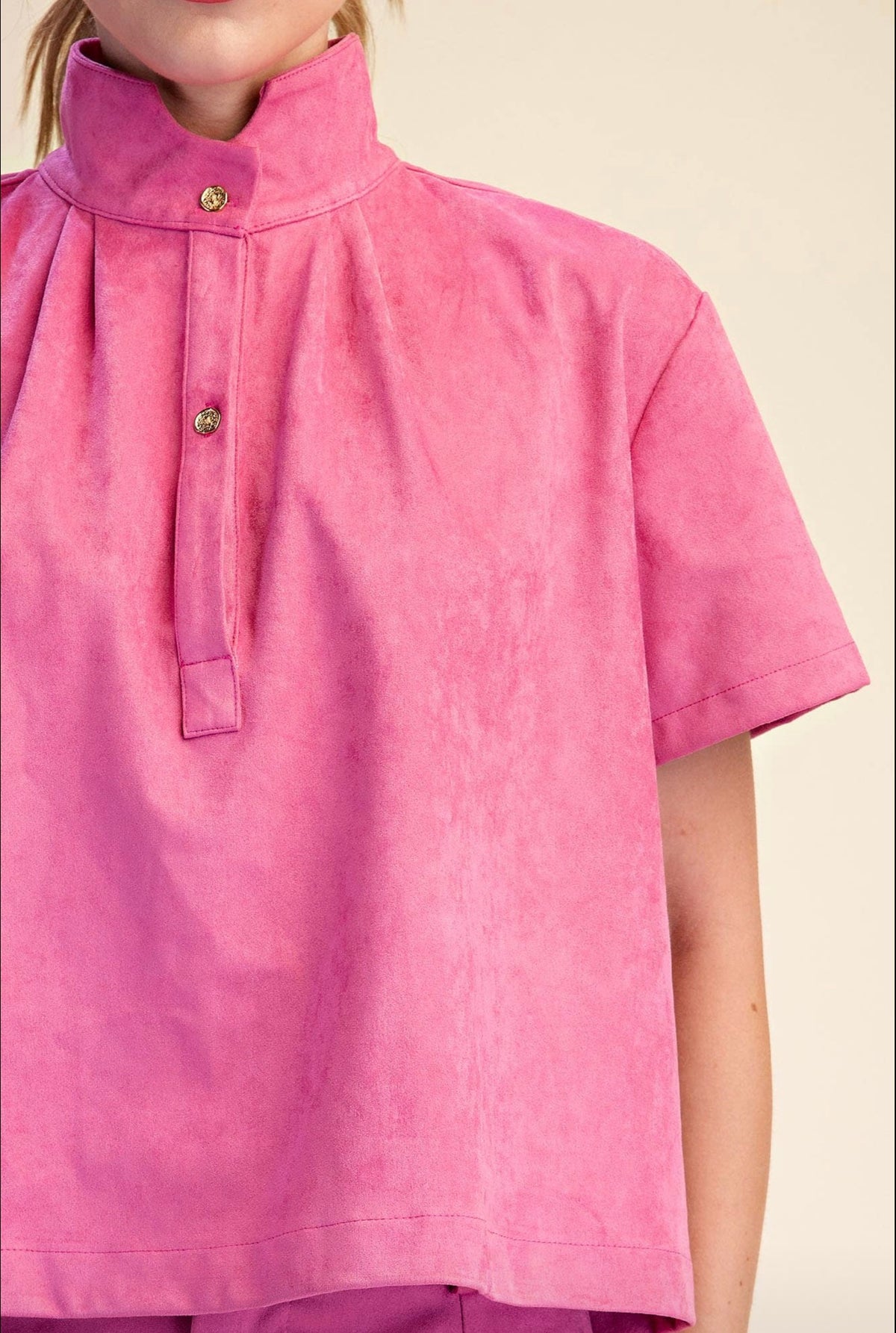 Suede-Look Soft Brush Stretchy Skort Set