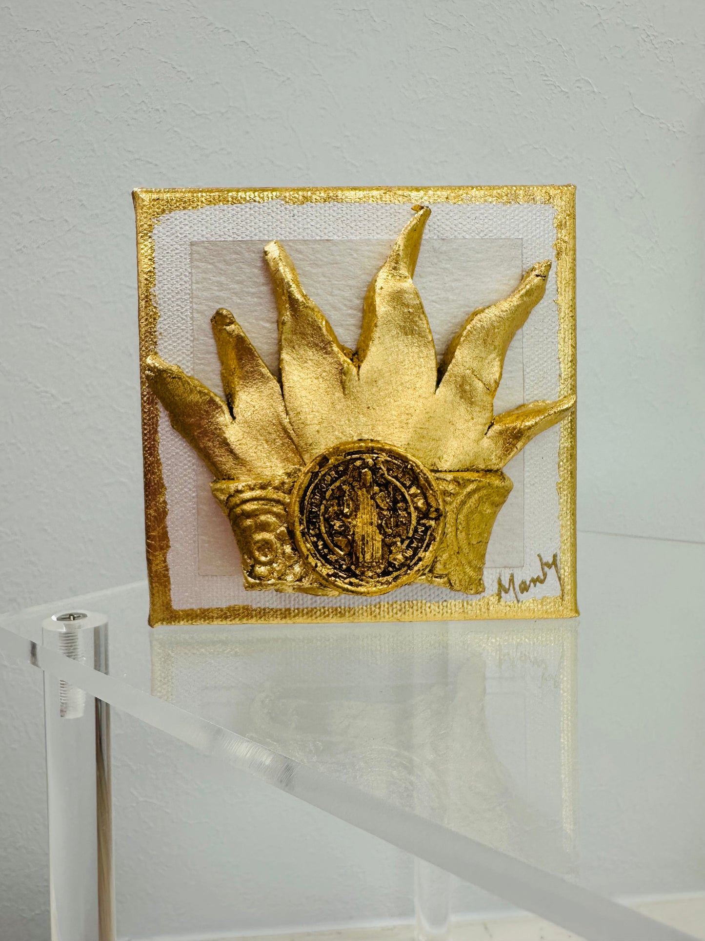 Dana Manly Roosevelt Crown Art on 4x4 Canvas