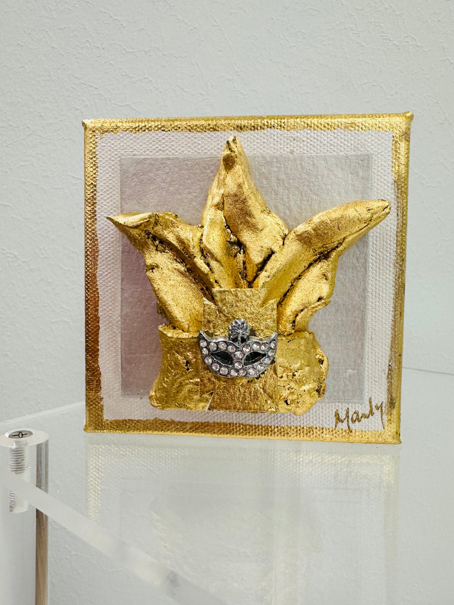 Dana Manly Roosevelt Crown Art on 4x4 Canvas