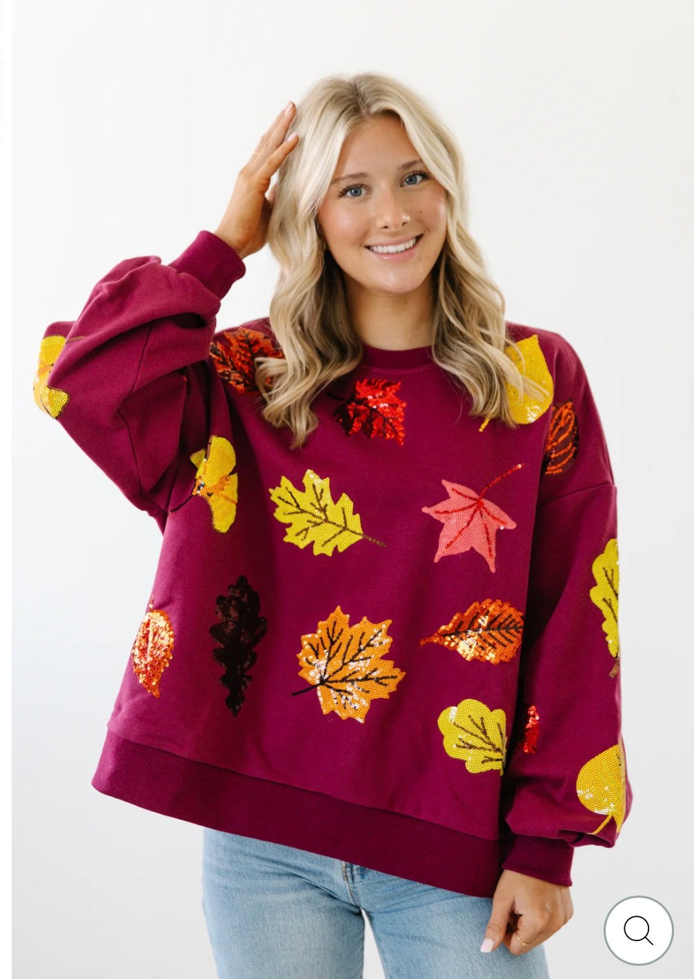 Falling For Sparkle Sequin Sweatshirt