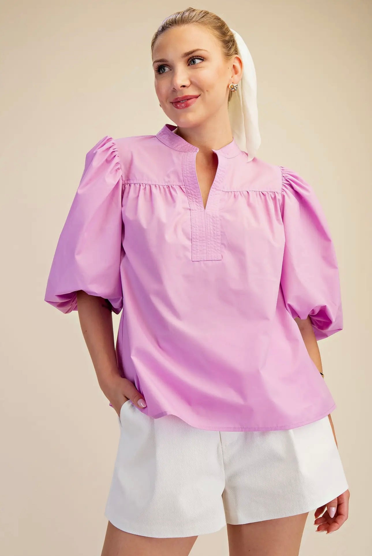 Poplin Top