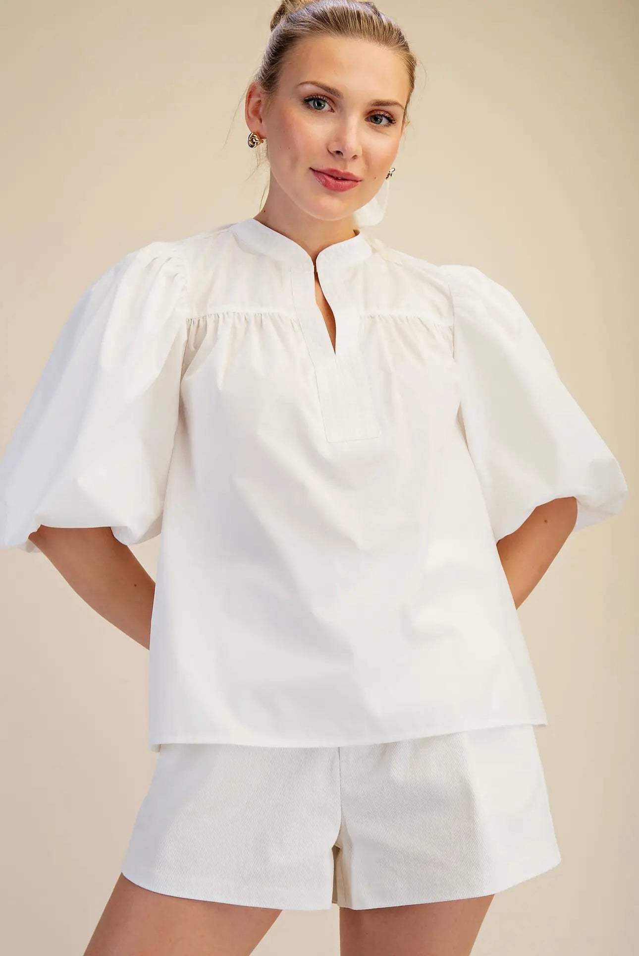 Poplin Top