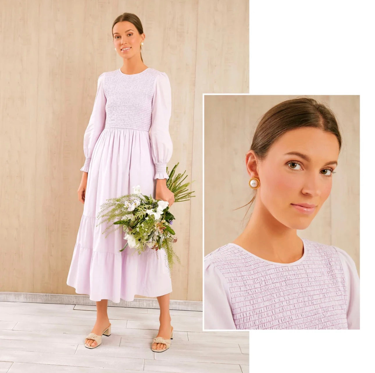 Tuckernuck Pomander Place Juliette Lavender Dress-Size XL