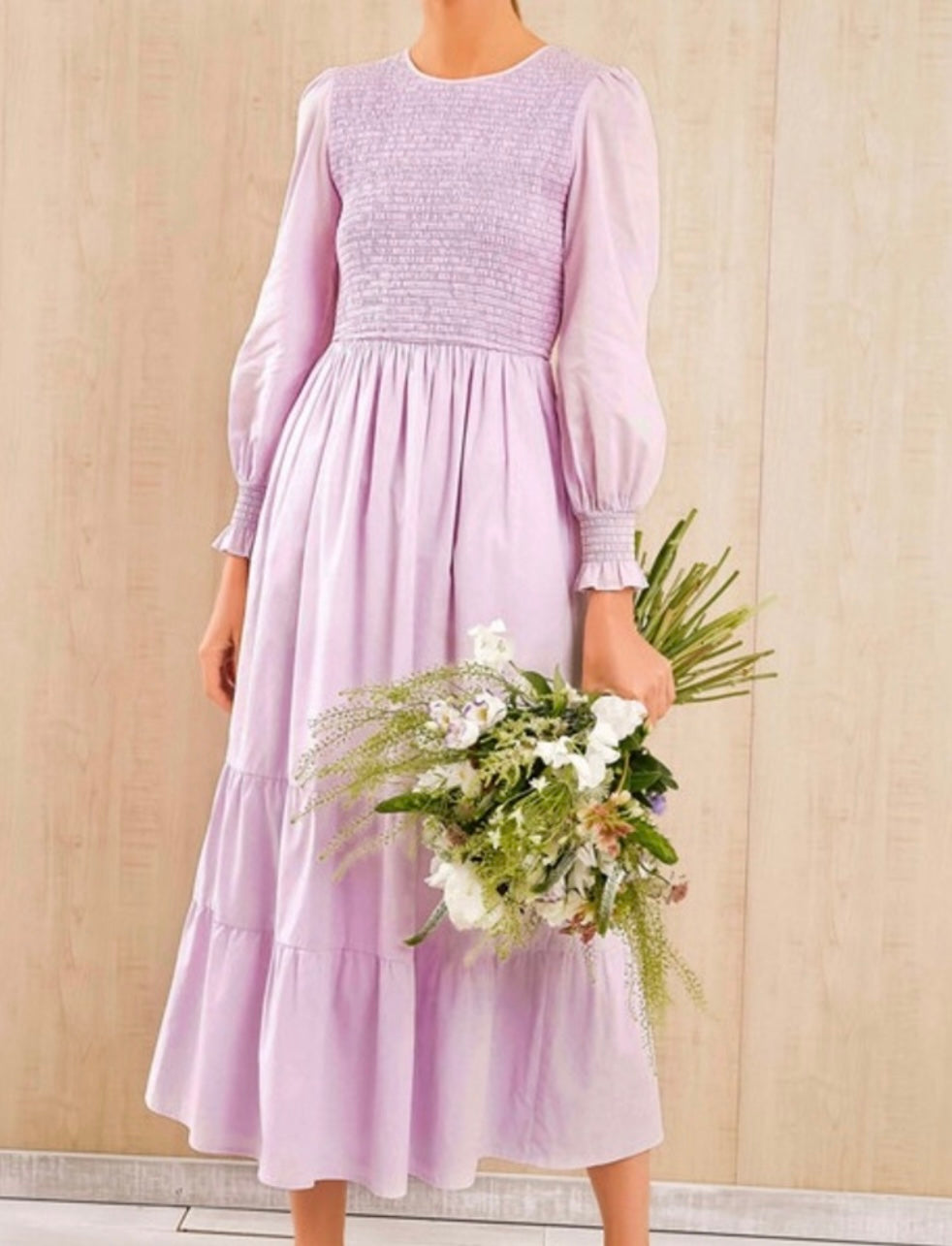 Tuckernuck Pomander Place Juliette Lavender Dress-Size XL