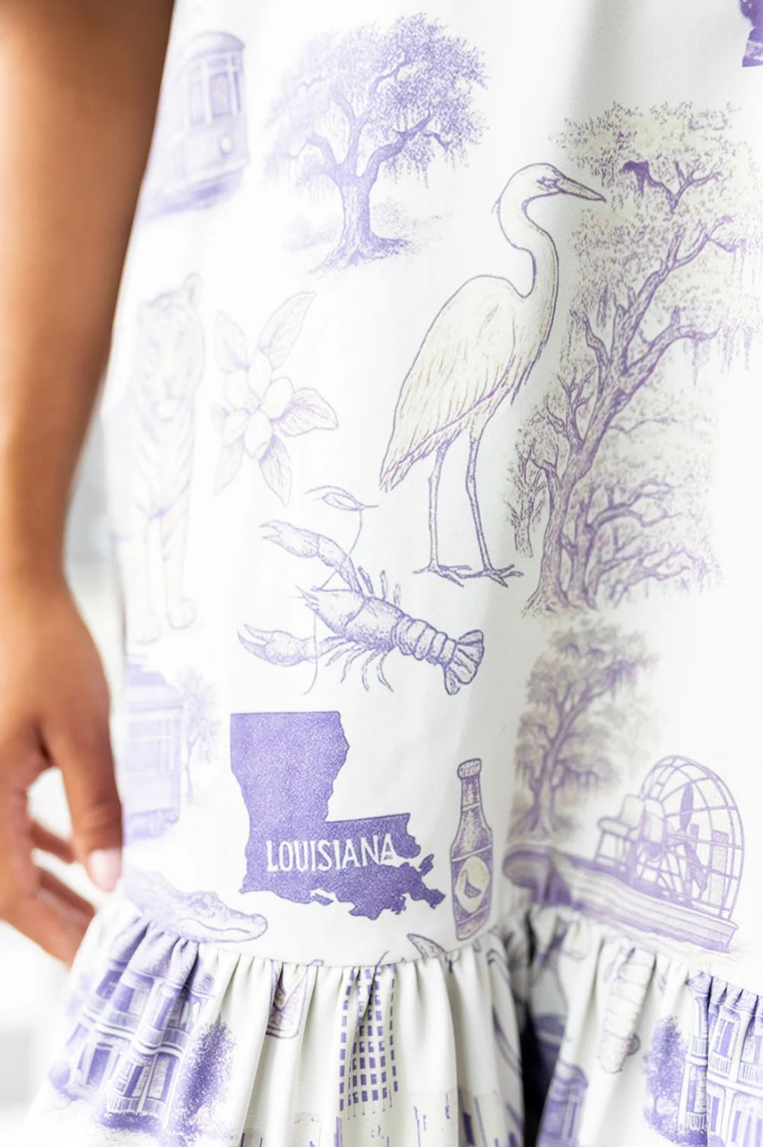 Sarah Dress in Louisiana Toile-PRESALE only
