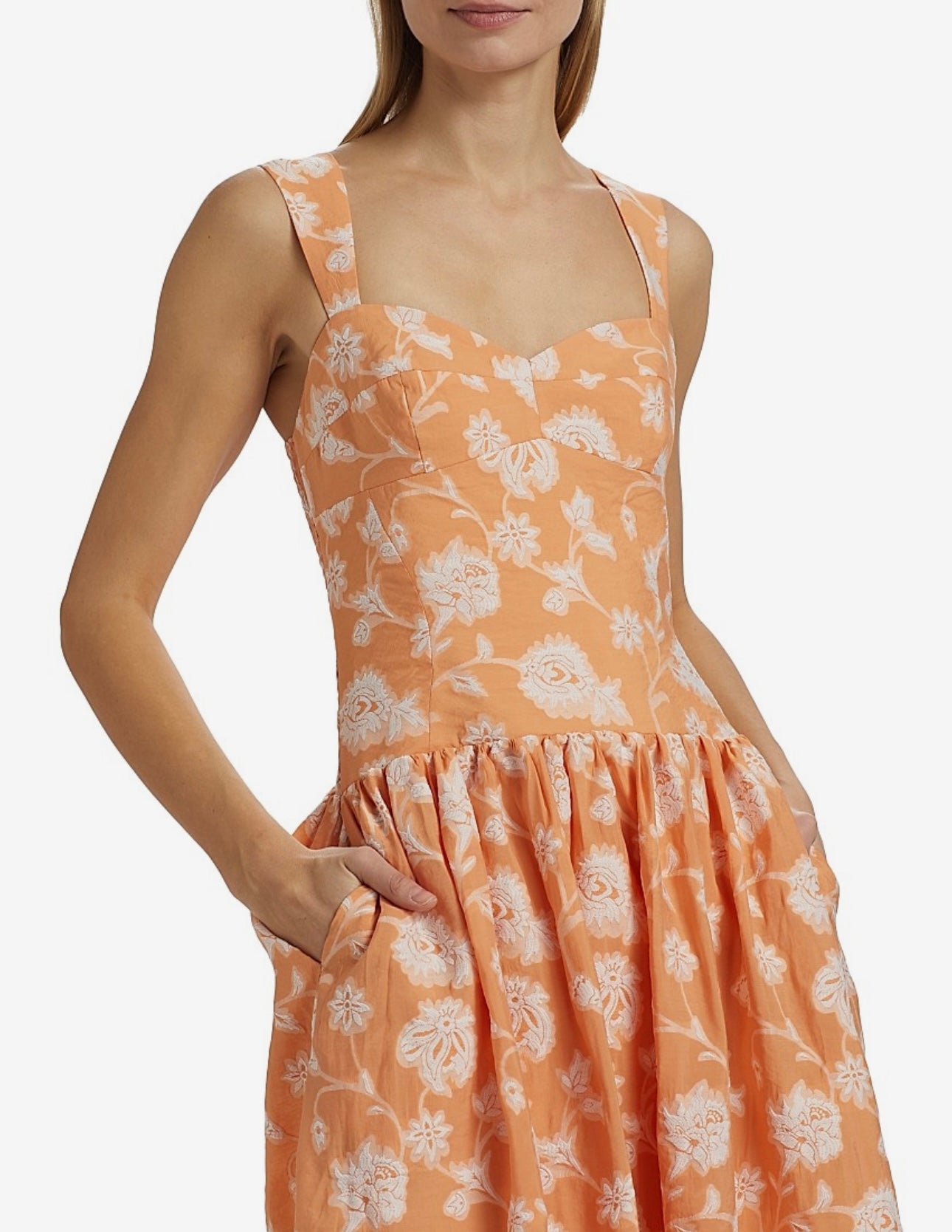 Amanda Uprichard Abernathy Midi Dress-Size Small
