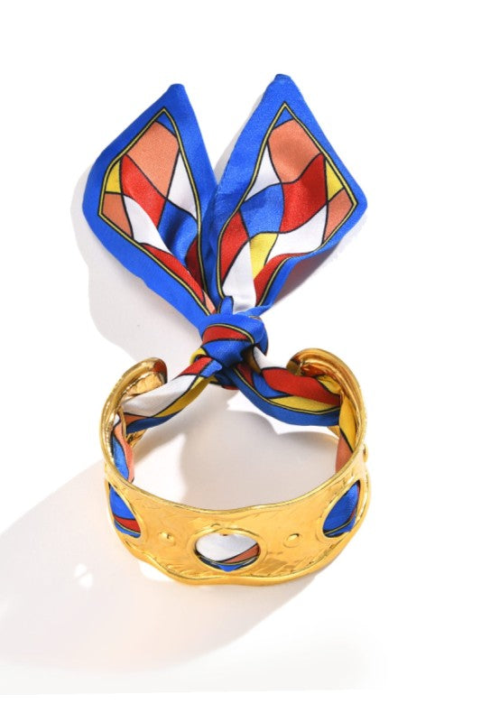 Twilly Scarf Cuff Bracelet without Twilly