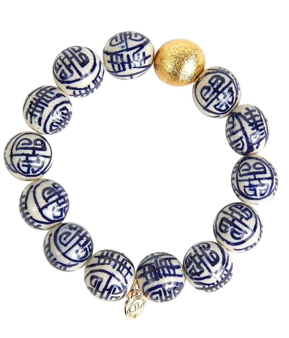 Chinoiserie Beaded Bracelet