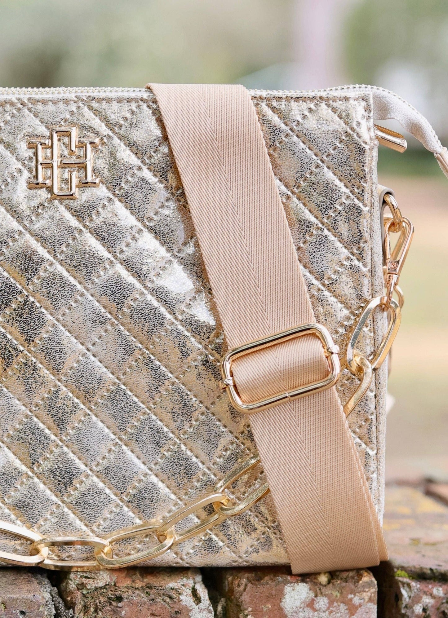 Ariana Crossbody Champagne Pop Purse