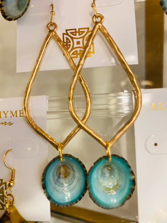 Thick Marquise Potter Earrings